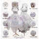 Star Cat Little Bird Flower Wall JSK and Sets(Reservation/Full Payment Without Shipping)